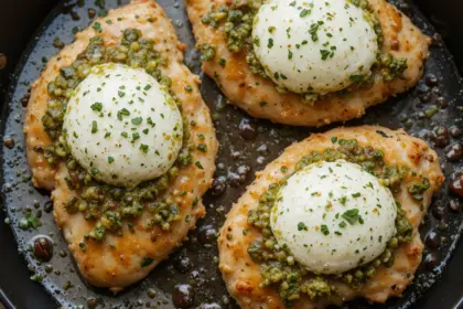 Pesto Mozzarella Chicken Breast Fillets