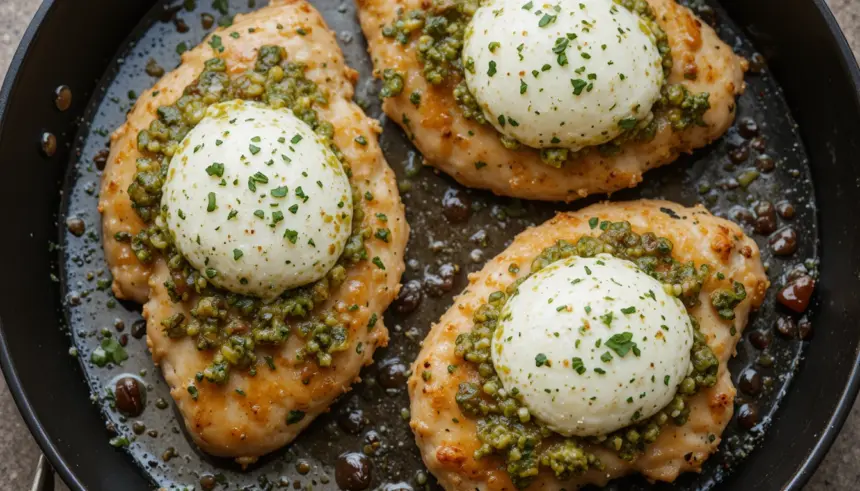 Pesto Mozzarella Chicken Breast Fillets