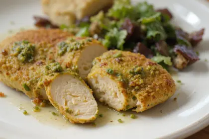 Breaded Pesto Chicken Breast