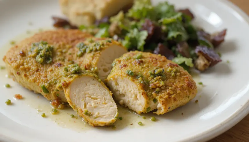 Breaded Pesto Chicken Breast