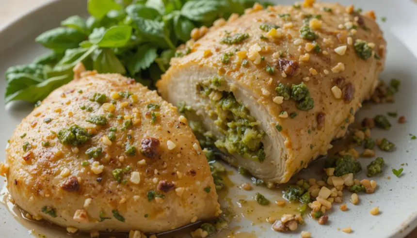 Pesto-Stuffed Chicken Breast