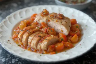 Sliced Chicken Breast With Tomatoes