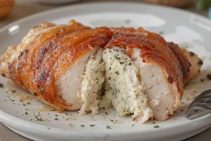Prosciutto Wrapped Chicken Breast With Goat Cheese