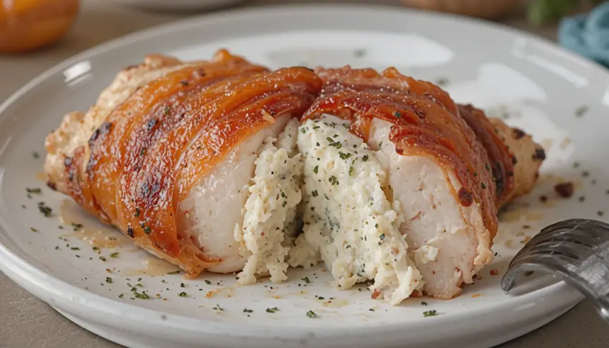 Prosciutto Wrapped Chicken Breast With Goat Cheese