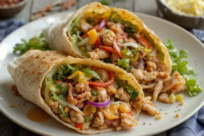 Crispy Chicken Wraps Recipes