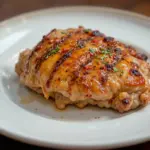 Grilled Chicken Thigh On Plate