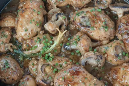 Garlic-Mushroom Chicken Thigh Stir-Fry