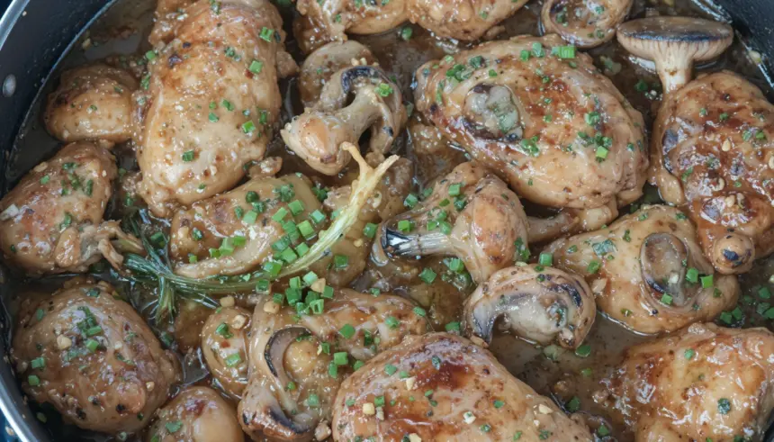 Garlic-Mushroom Chicken Thigh Stir-Fry