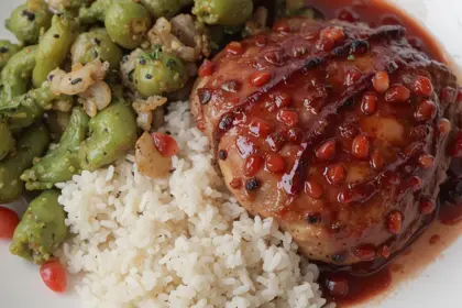 Pomegranate-Glazed Chicken Thigh Recipe