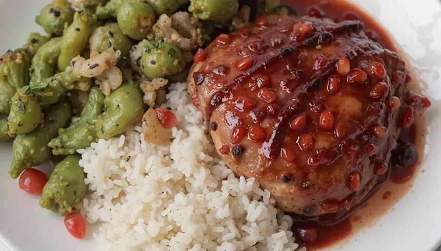 Pomegranate-Glazed Chicken Thigh Recipe