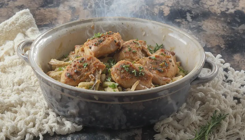 Chicken Thigh Mushroom Casserole