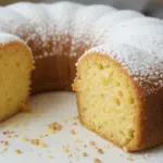 Lemon Pound Cake With Powdered Sugar