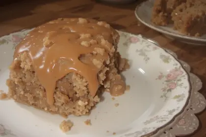 Caramel Pound Cake With Caramel Icing