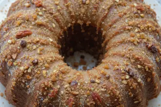 Brown Sugar Pound Cake With Nuts