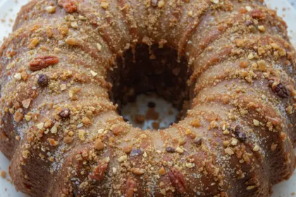 Brown Sugar Pound Cake With Nuts