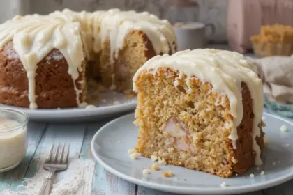 Brown Sugar Pound Cake With Cream Cheese Frosting