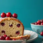 Cranberry Pound Cake With Fresh Cranberries