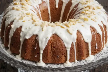 Cherry Almond Pound Cake With Sour Cream