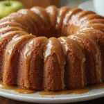 Apple Pound Cake With Caramel Sauce