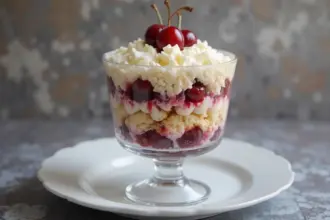 Cherry Trifle With Pound Cake