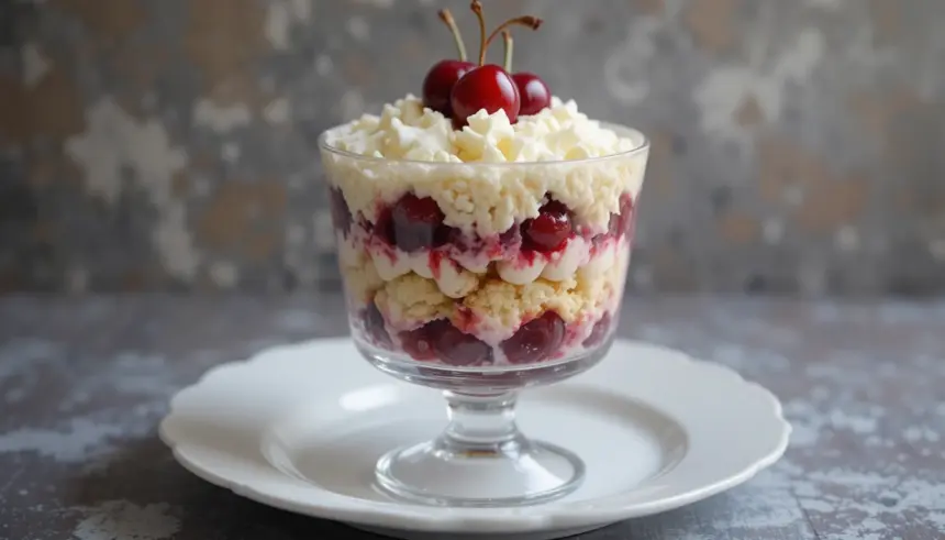 Cherry Trifle With Pound Cake