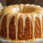 Cream Cheese Pound Cake With Caramel Icing