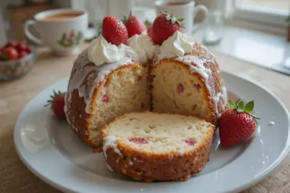 Pound Cake With Strawberries And Cool Whip