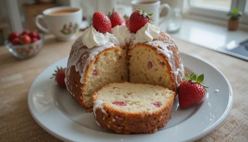 Pound Cake With Strawberries And Cool Whip