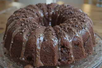 Chocolate Pound Cake With Chocolate Chips