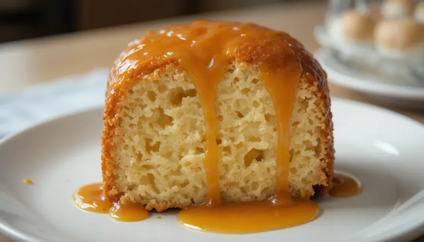 Pound Cake With Caramel Sauce