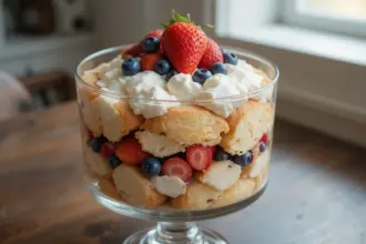 Fruit Trifle With Pound Cake