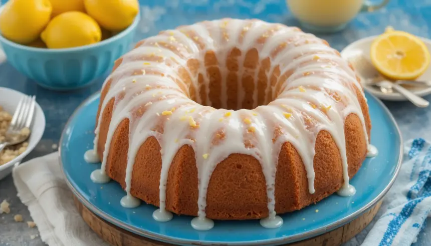 Lemon Pound Cake With Lemon Icing