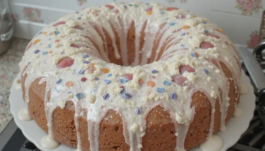 Strawberry Pound Cake With Cake Mix