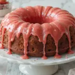 Strawberry Pound Cake With Strawberry Glaze