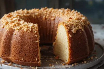 Cream Cheese Pound Cake With Crunchy Top