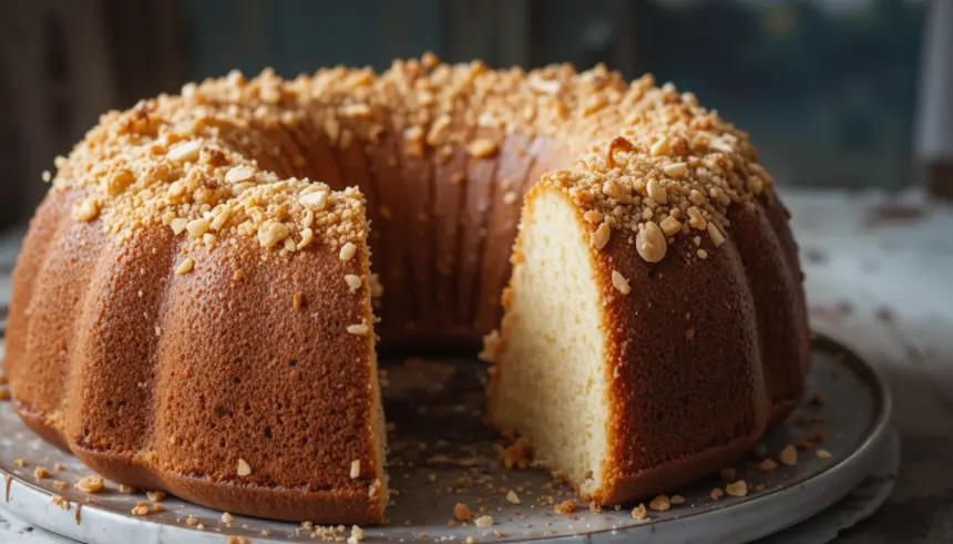 Cream Cheese Pound Cake With Crunchy Top