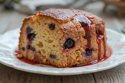Pound Cake With Cherries