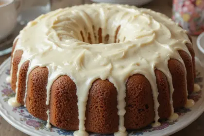 Pound Cake With Buttercream Frosting