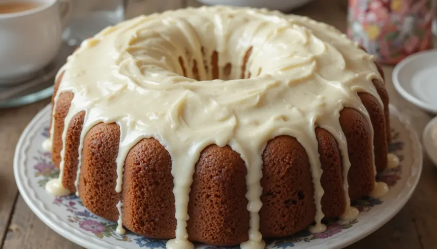 Pound Cake With Buttercream Frosting