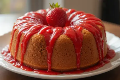 Strawberry Pound Cake With Jello
