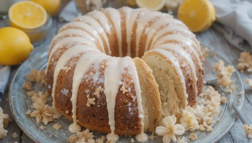 Lemon Pound Cake With Icing
