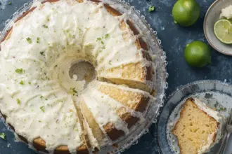 Key Lime Pound Cake With Key Lime Cream Cheese Icing