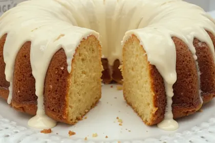 Pound Cake With Cream Cheese Icing