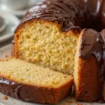 Pound Cake With Chocolate Icing