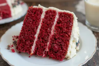 Red Velvet Pound Cake With Cream Cheese