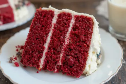 Red Velvet Pound Cake With Cream Cheese