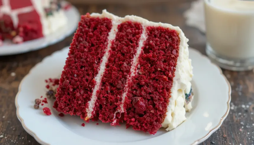 Red Velvet Pound Cake With Cream Cheese