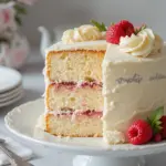 Victoria Sponge Cake With Buttercream