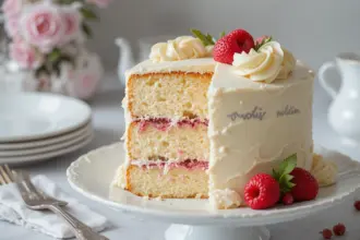 Victoria Sponge Cake With Buttercream