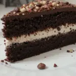 Chocolate Cake With Whipped Cream And Toppings